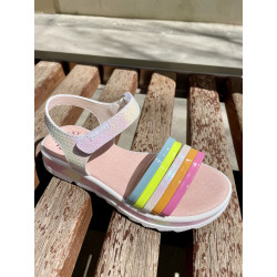 Sandalia tiras colores Pablosky