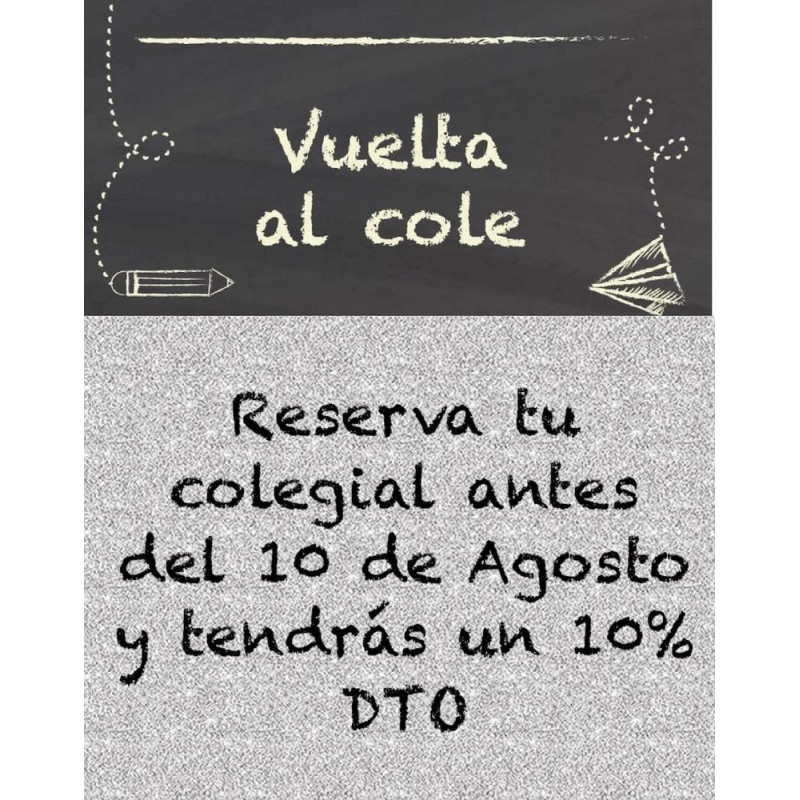 Reserva colegial 10 descuento Reserva colegial 10 descuento