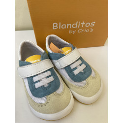 Deportiva de Blanditos tricolor amarillo