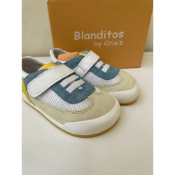Deportiva de Blanditos tricolor amarillo