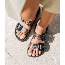 Sandalia de estilo bio de goma