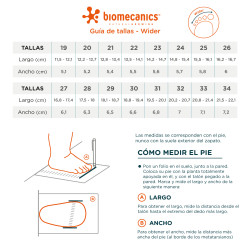 Deportivo barefoot de Biomecanics detalles azules