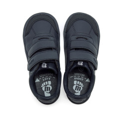 Colegial respetuoso Mustang doble velcro marino