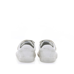 Colegial respetuoso Mustang doble velcro blanco