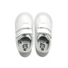 Colegial respetuoso Mustang doble velcro blanco