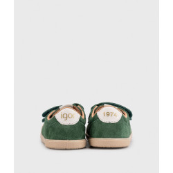 Deportivo Barefoot en serraje de Igor verde