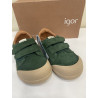 Deportivo Barefoot en serraje de Igor verde