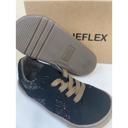 Deportivo Suede respetuoso Coqueflex negro gliter