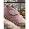 Botín Barefoot en serraje de Igor rosa bebe
