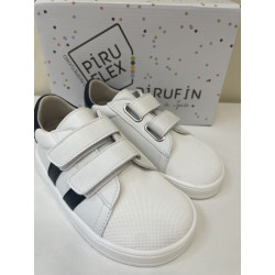 Deportivo Piruflex respetuoso blanco lineas azules