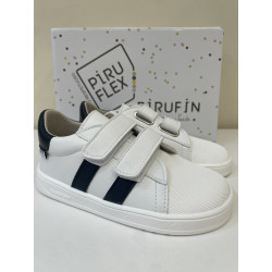 Deportivo Piruflex respetuoso blanco lineas azules