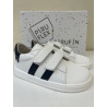 Deportivo Piruflex respetuoso blanco lineas azules