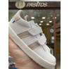 Deportivo Piruflex respetuoso blanco lineas rosas