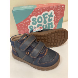 Botin respetuoso Garvalin azul liso