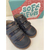 Botin respetuoso Garvalin azul liso
