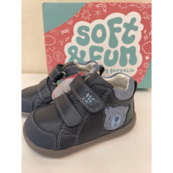 Botin respetuoso Garvalin azul oso