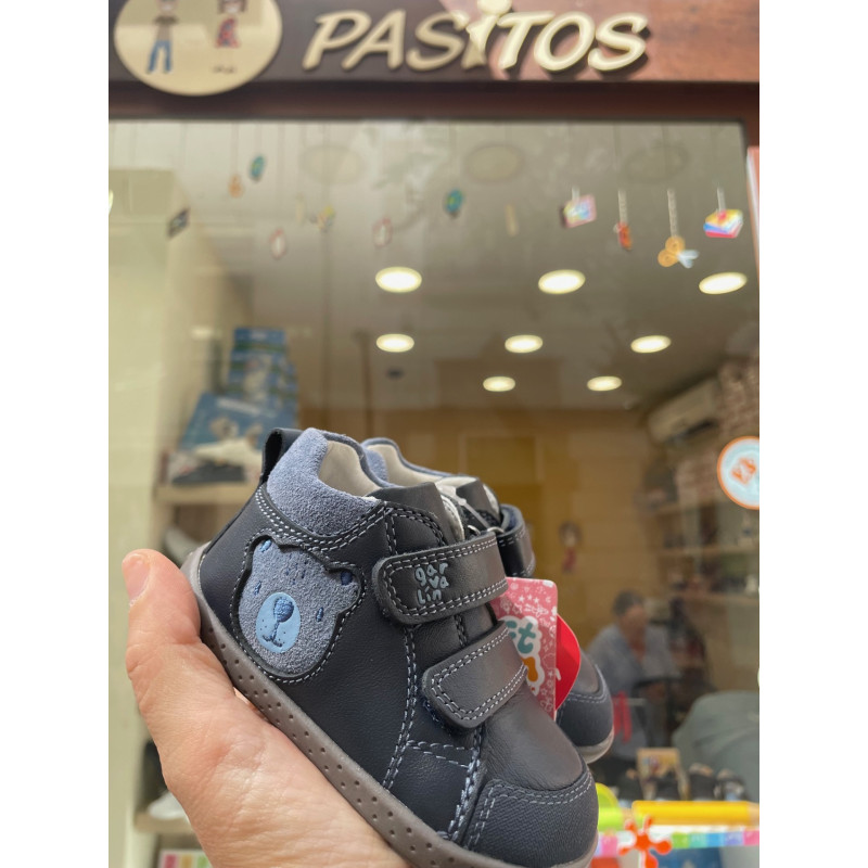 Botin respetuoso Garvalin azul oso