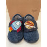 Zapatilla de casa respetuosa de Igor azul espacio
