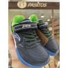 Fútbol sala barefoot Joma marino y verde velcro