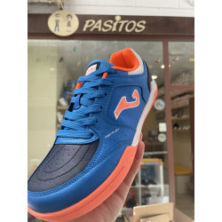 Fútbol sala barefoot de Joma marino con naranja