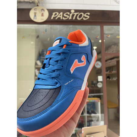 Fútbol sala barefoot de Joma marino con naranja