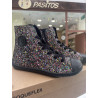 Botín respetuoso Coqueflex glitter multicolor