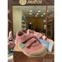 Deportivo Barefoot en serraje de Igor rosa