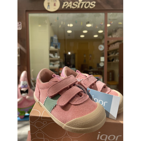 Deportivo Barefoot en serraje de Igor rosa