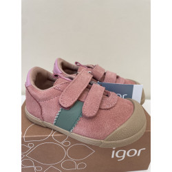 Deportivo Barefoot en serraje de Igor rosa