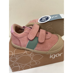Deportivo Barefoot en serraje de Igor rosa
