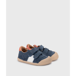 Deportivo Barefoot en serraje de Igor azul jeans