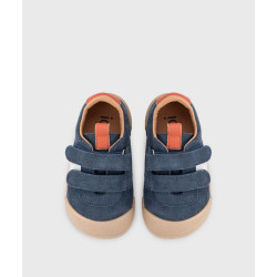 Deportivo Barefoot en serraje de Igor azul jeans