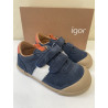 Deportivo Barefoot en serraje de Igor azul jeans