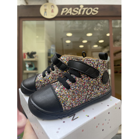 Botín respetuoso Piruflex glitter multi