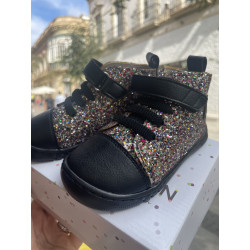 Botín respetuoso Piruflex glitter multi