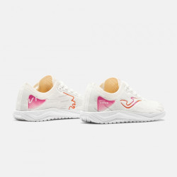 Deportiva Barefoot Joma Viper blanca y naranja