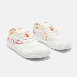Deportiva Barefoot Joma Viper blanca y naranja