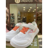 Deportiva Viper Barefoot Joma blanca con naranja