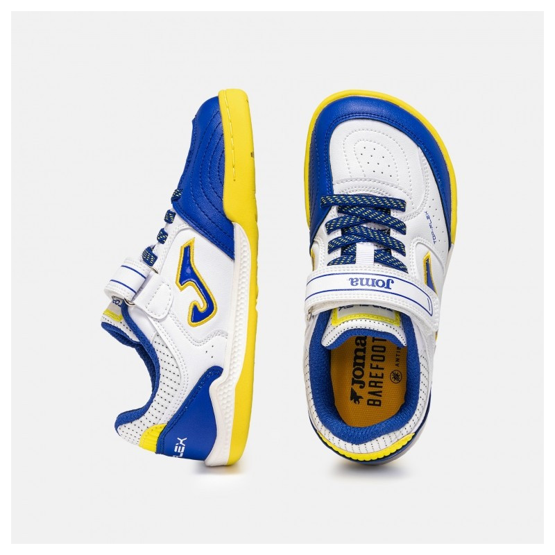 Fútbol sala barefoot Joma velcro blanco-amarillo 