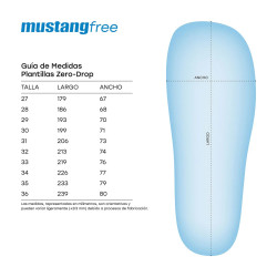 Deportivas respetuosas marino de Mustang