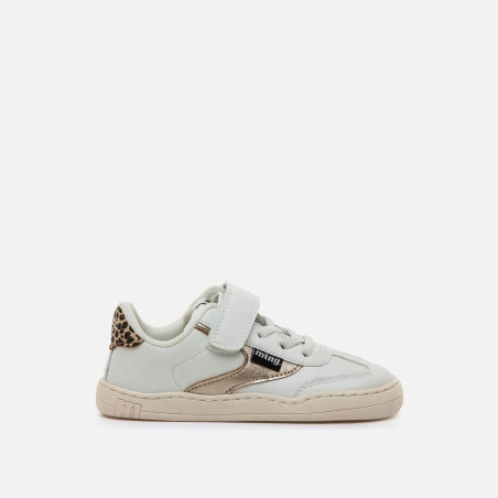 Deportiva respetuosa Mustang blanca detalle print