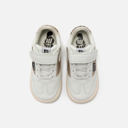 Deportiva respetuosa Mustang blanca detalle print