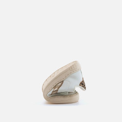 Deportiva respetuosa Mustang blanca detalle print