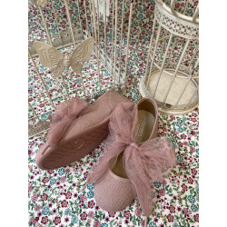 Angelito de lino rosa maquillaje