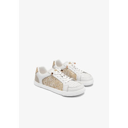 Deportiva barefoot Conguitos con glitter