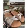 Sandalia barefoot metalizada de Vivant