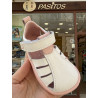 Sandalia blanca combinada rosa de Blanditos