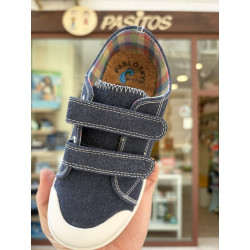 Canvas vaquera doble velcro de Pablosky