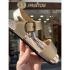 Sandalia barefoot Goflex Conguitos dorado