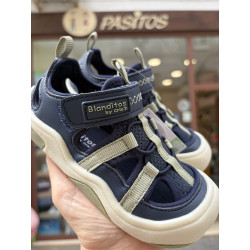 Cangrejera Trekking Blanditos azul